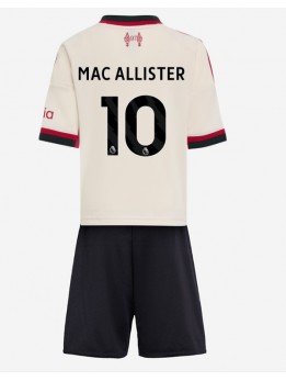 Billige Liverpool Alexis Mac Allister #10 Bortedraktsett Barn 2025-26 Kortermet (+ Korte bukser)